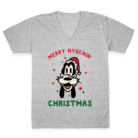 Merry Hyuckin' Christmas  V-Neck Tee Shirt