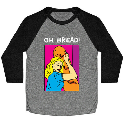 A Bread Love Story Comic  Baseball Tee