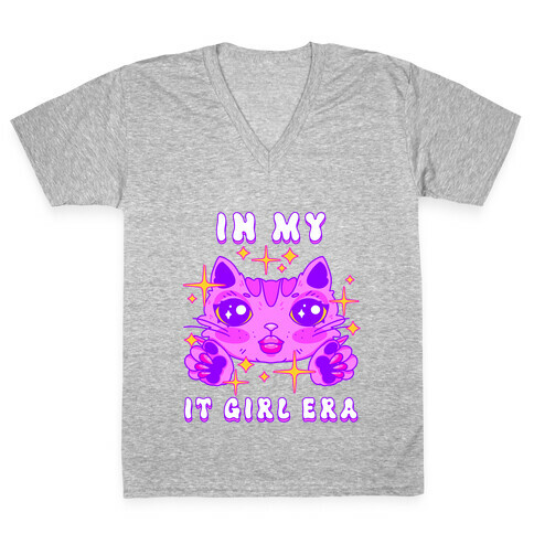 In My It Girl Era V-Neck Tee Shirt