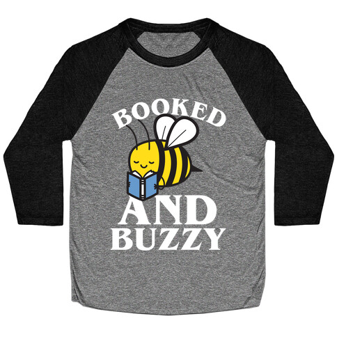 Booked And Buzzy Baseball Tee