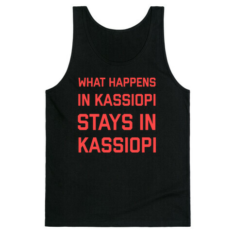 What Happens In Kassiopi Stays In Kassiopi Tank Top