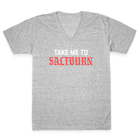 Take Me To Saltburn  V-Neck Tee Shirt