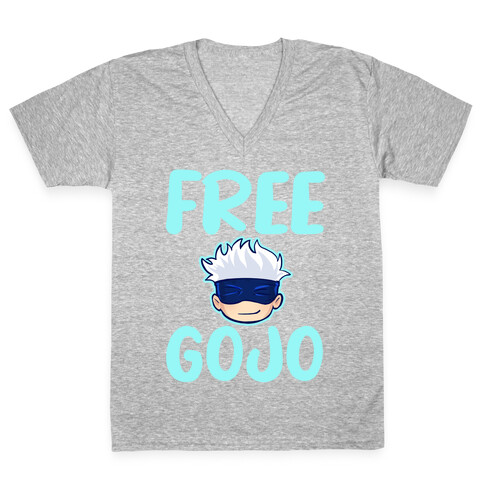 Free Gojo  V-Neck Tee Shirt