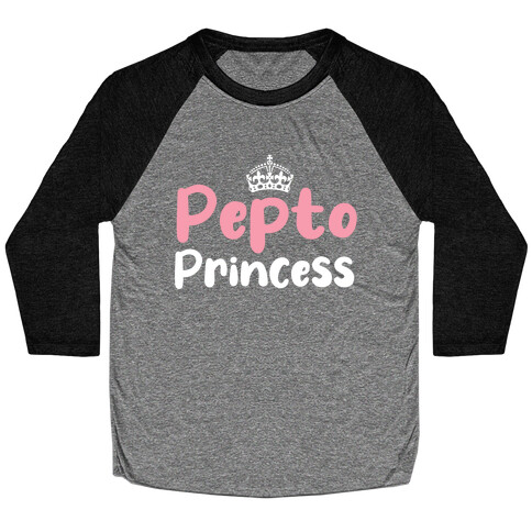 Pepto Princess Baseball Tee