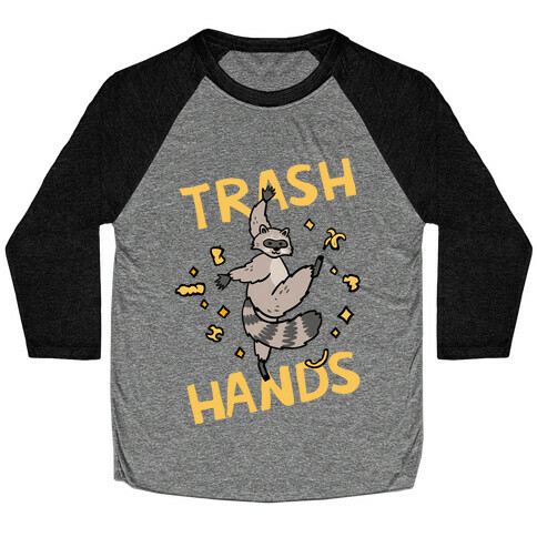 Trash Hands Baseball Tee