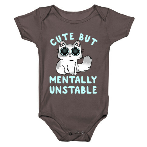 Cute But Mentally Unstable Baby One-Piece