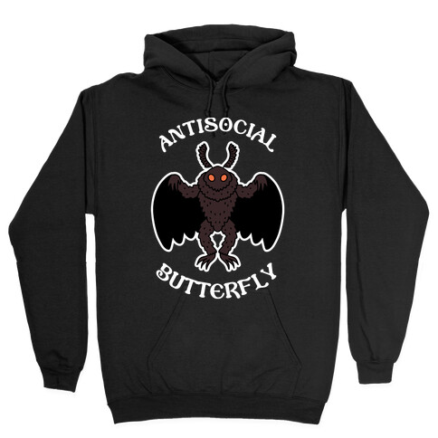  Antisocial Butterfly Mothman Hooded Sweatshirt