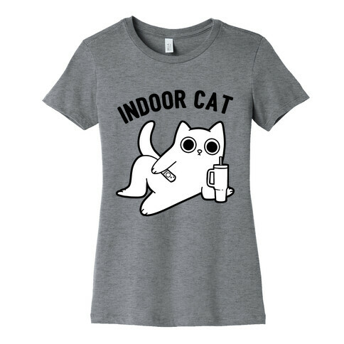  Indoor Cat Womens T-Shirt