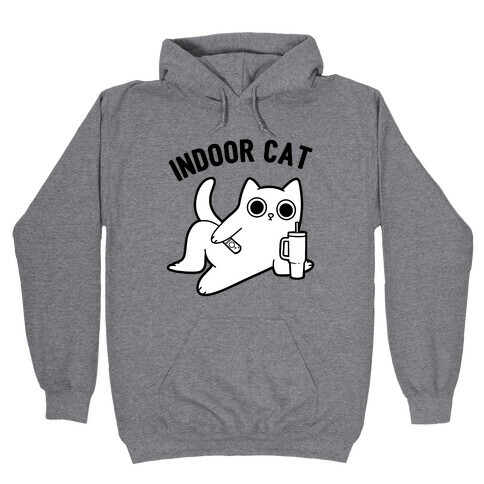  Indoor Cat Hooded Sweatshirt