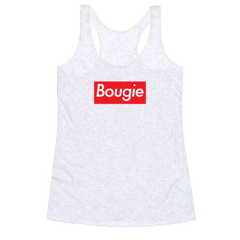 Bougie Fashion Design Parody  Racerback Tank Top
