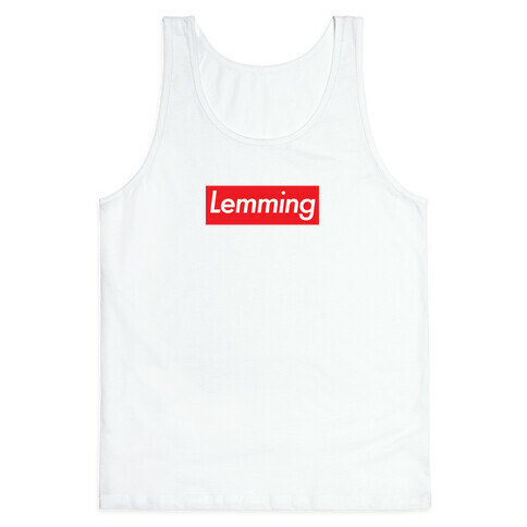 Lemming Fashion Design Parody  Tank Top