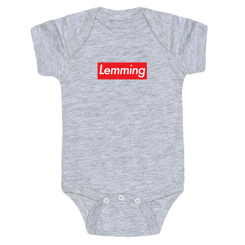 Lemming Fashion Design Parody  Baby One-Piece
