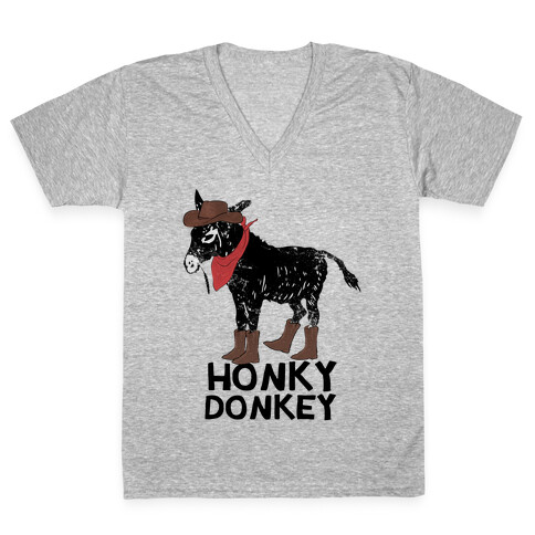 Honky Donkey V-Neck Tee Shirt