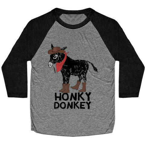 Honky Donkey Baseball Tee