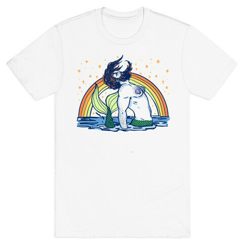 Rainbows And Mermen T-Shirt