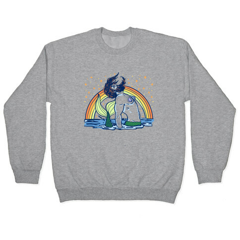 Rainbows And Mermen Pullover