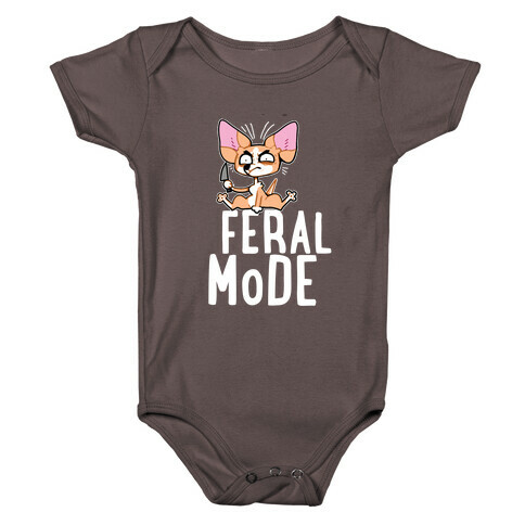 Feral Mode Chihuahua Baby One-Piece