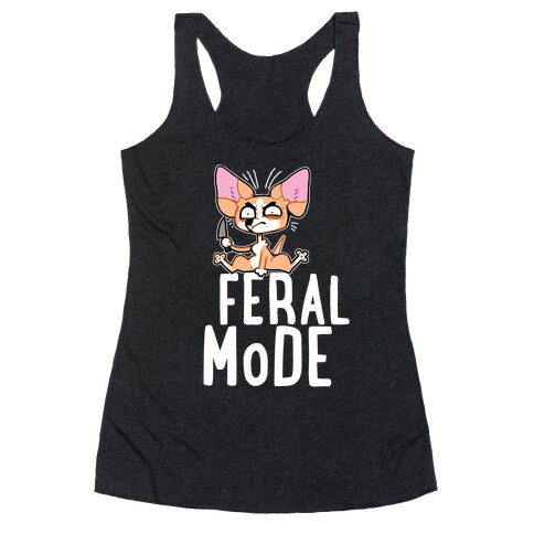 Feral Mode Chihuahua Racerback Tank Top