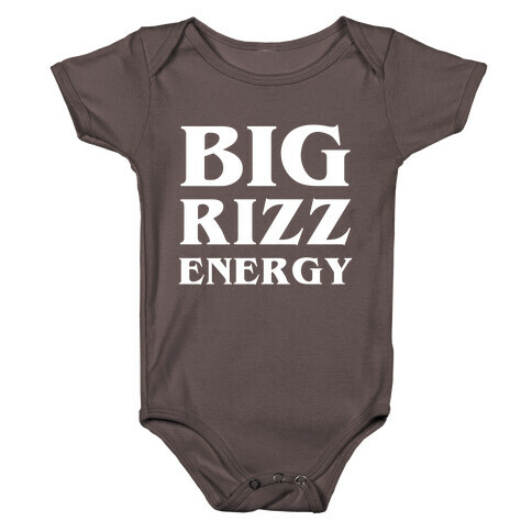 Big Rizz Energy Baby One-Piece