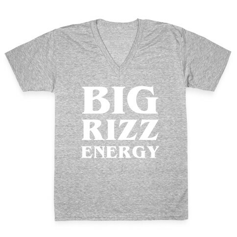 Big Rizz Energy V-Neck Tee Shirt