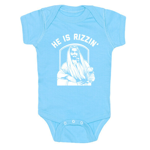 He Is Rizzin'  Baby One-Piece