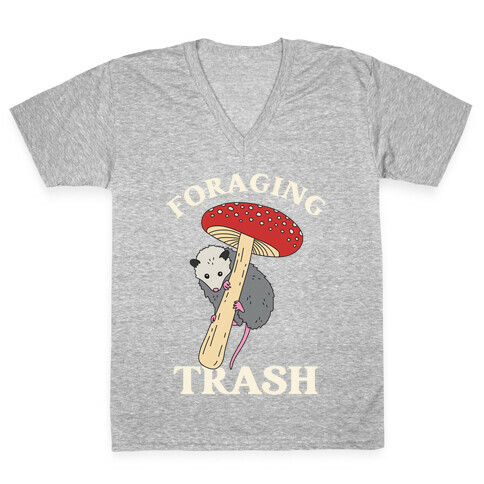 Foraging Trash  V-Neck Tee Shirt