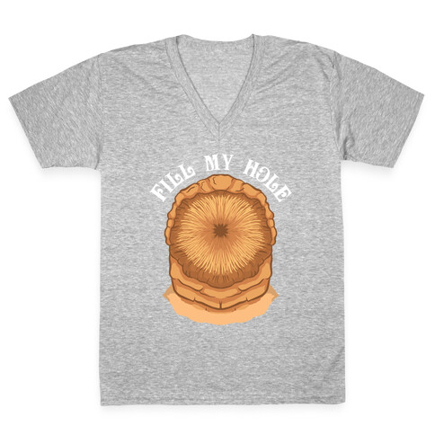 Fill My Hole Sandworm V-Neck Tee Shirt