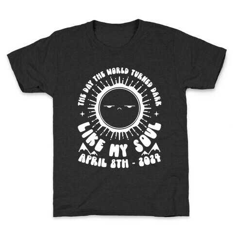 Emo Soul Solar Eclipse Kids T-Shirt