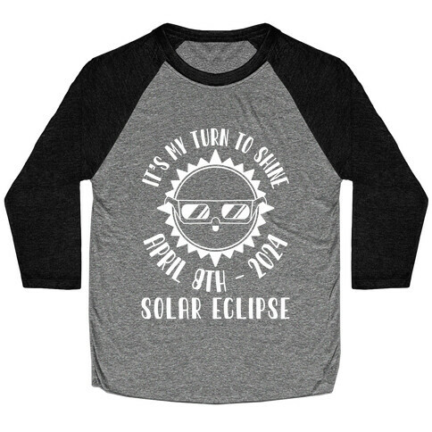 Total Solar Eclipse Glasses Baseball Tee