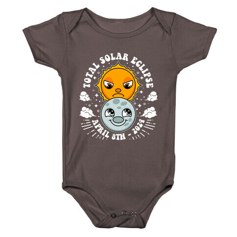 Cartoon Total Solar Eclipse Baby One-Piece