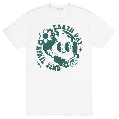 Earth Day Retro Cartoon T-Shirt