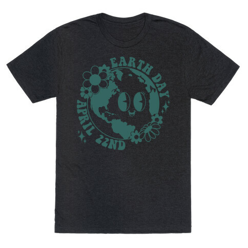 Earth Day Retro Cartoon T-Shirt