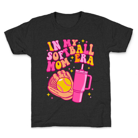 In My Softball Mom Era Kids T-Shirt