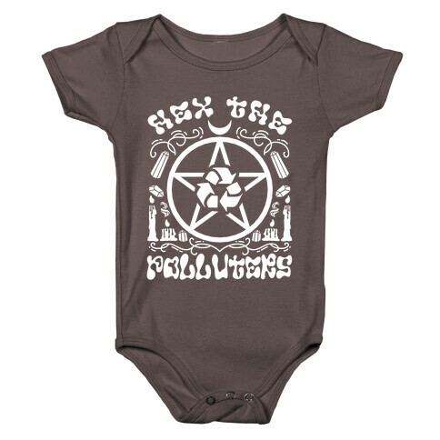 Hex The Polluters Baby One-Piece