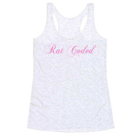 Rat Coded Racerback Tank Top