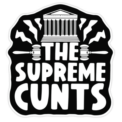 The Supreme C***s Die Cut Sticker