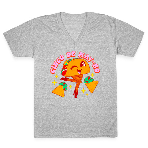 Cinco De May-Ho V-Neck Tee Shirt