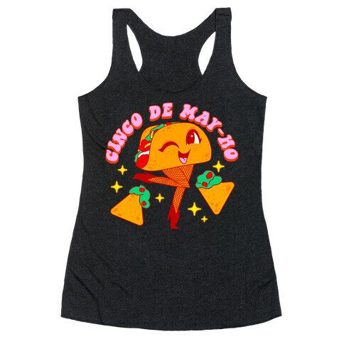 Cinco De May-Ho Racerback Tank Top