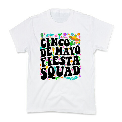 Cinco De Mayo Fiesta Squad Kids T-Shirt