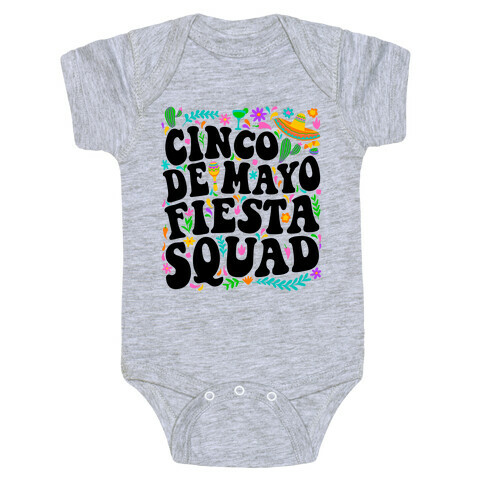 Cinco De Mayo Fiesta Squad Baby One-Piece