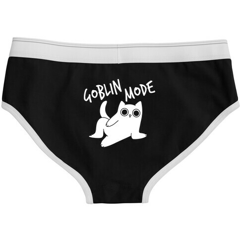 Goblin Mode Cat underwear