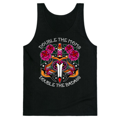 Double The Moms Double The Badass Tank Top