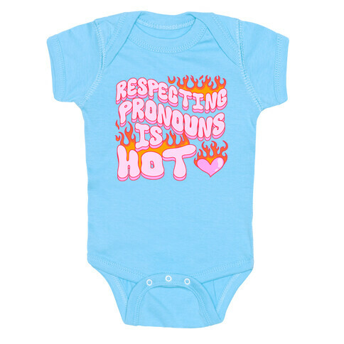 Respecting Pronouns Is Hot Baby One-Piece