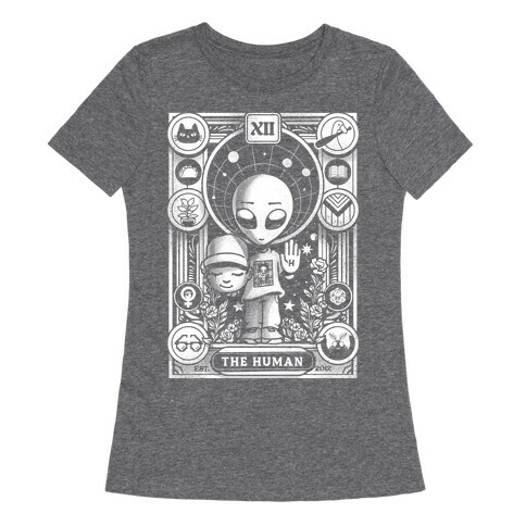 The Human Tarot Womens T-Shirt