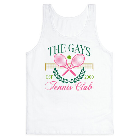 The Gays Tennis Club Tank Top