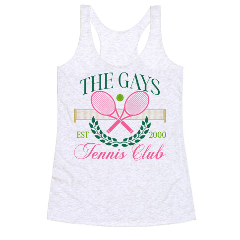 The Gays Tennis Club Racerback Tank Top