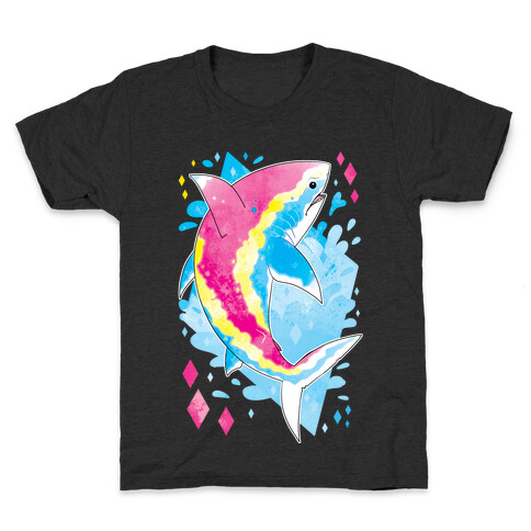 Pride Sharks: Pan Kids T-Shirt