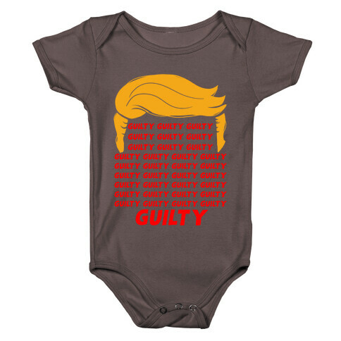 34 Times Guilty Trump Baby One-Piece