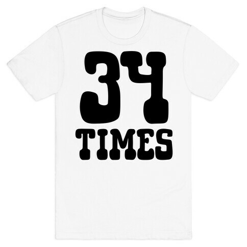 34 Times Trump Convicted T-Shirt