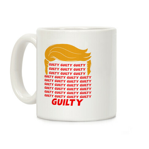 34 Times Guilty Trump Coffee Mug